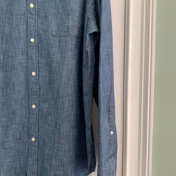 Men's Long Sleeve St John Bay Shirt XL Blue NWT - Picture 2 of 8